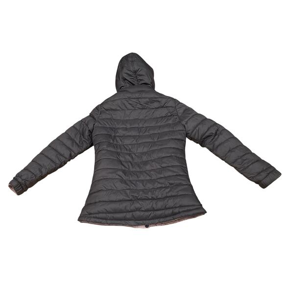 NWOT Snobbish Women's Large Reversible Pink puffer jacket cinch waist Feminine - Picture 6 of 8